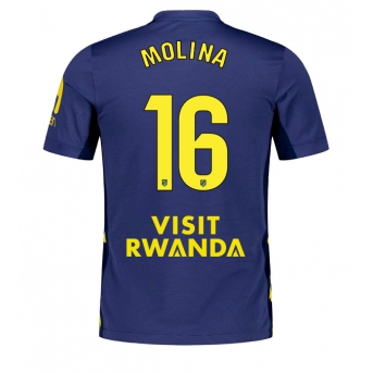 Billige Fotballdrakt Atletico Madrid Nahuel Molina #16 Replika Bortedrakt 2025-26 Kortermet